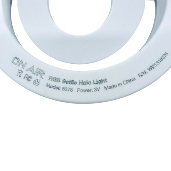 RGB Selfie Halo Light Clip-On Cat Ears Design Vlogging Series 18 Color Combos - Picture 6 of 9